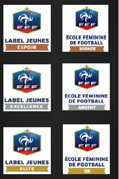 Label Jeunes FFF et Label Ecole Féminine de Football Derniers